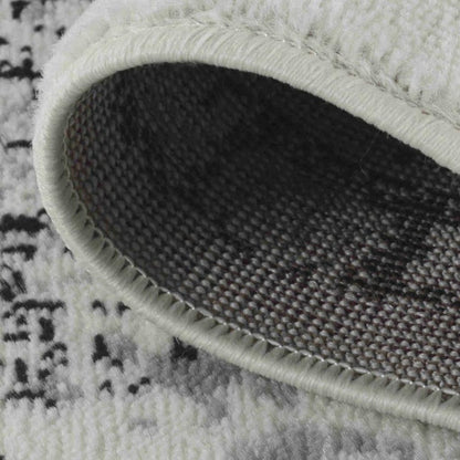 4' X 6' Black Oriental Area Rug