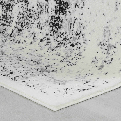 7' X 10' Black Oriental Area Rug