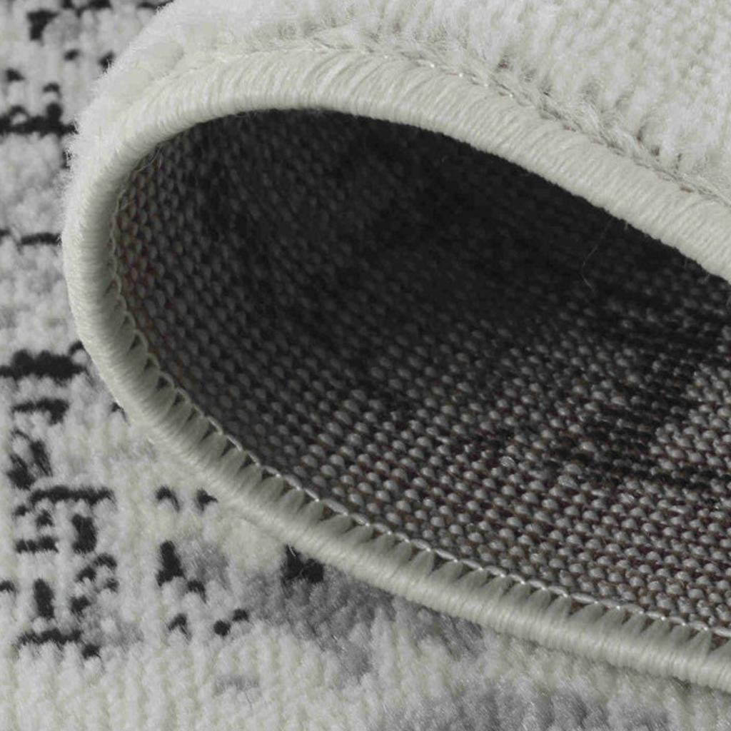 7' X 10' Black Oriental Area Rug