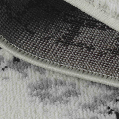 7' X 10' Black Oriental Area Rug