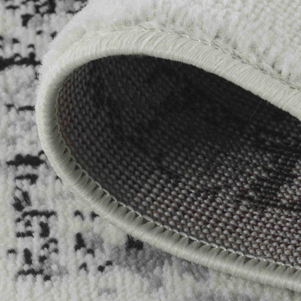 7' X 10' Black Oriental Area Rug