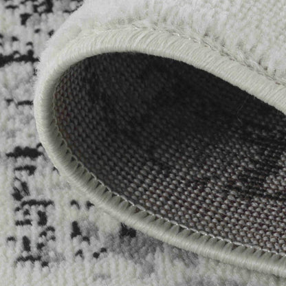 7' X 10' Black Oriental Area Rug