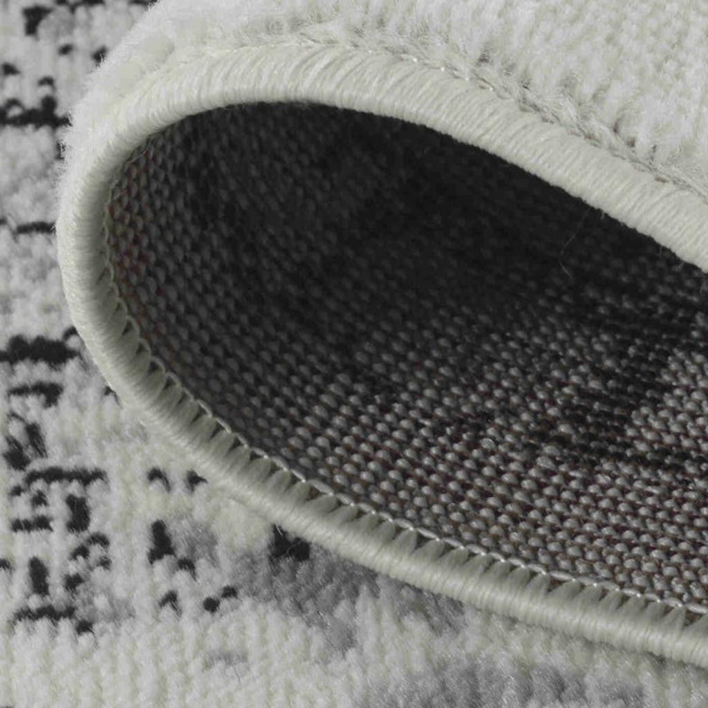 7' X 10' Black Oriental Area Rug