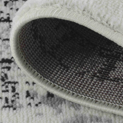 7' X 10' Black Oriental Area Rug