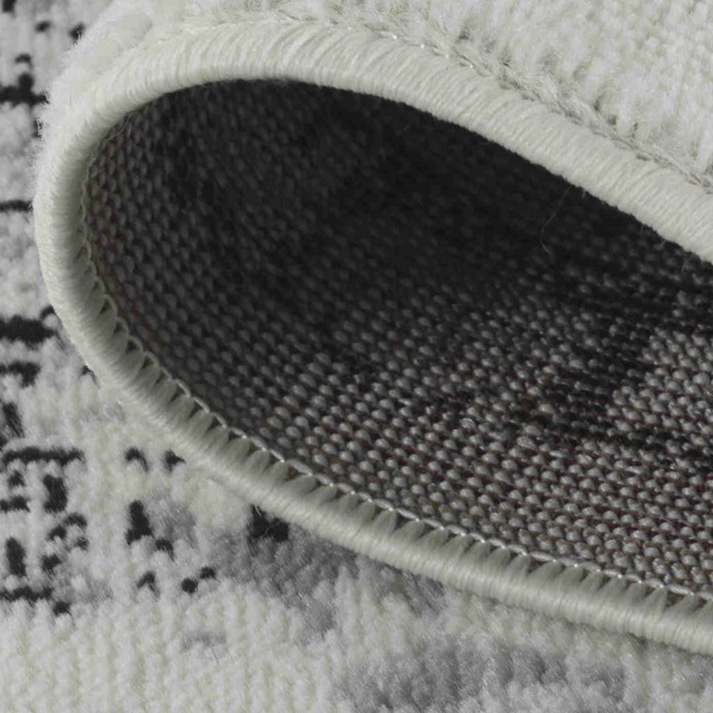 7' X 10' Black Oriental Area Rug