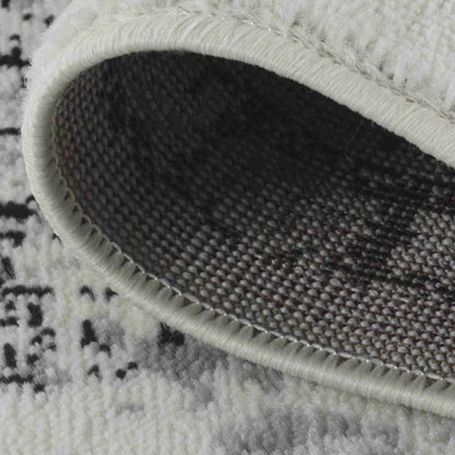 7' X 10' Black Oriental Area Rug