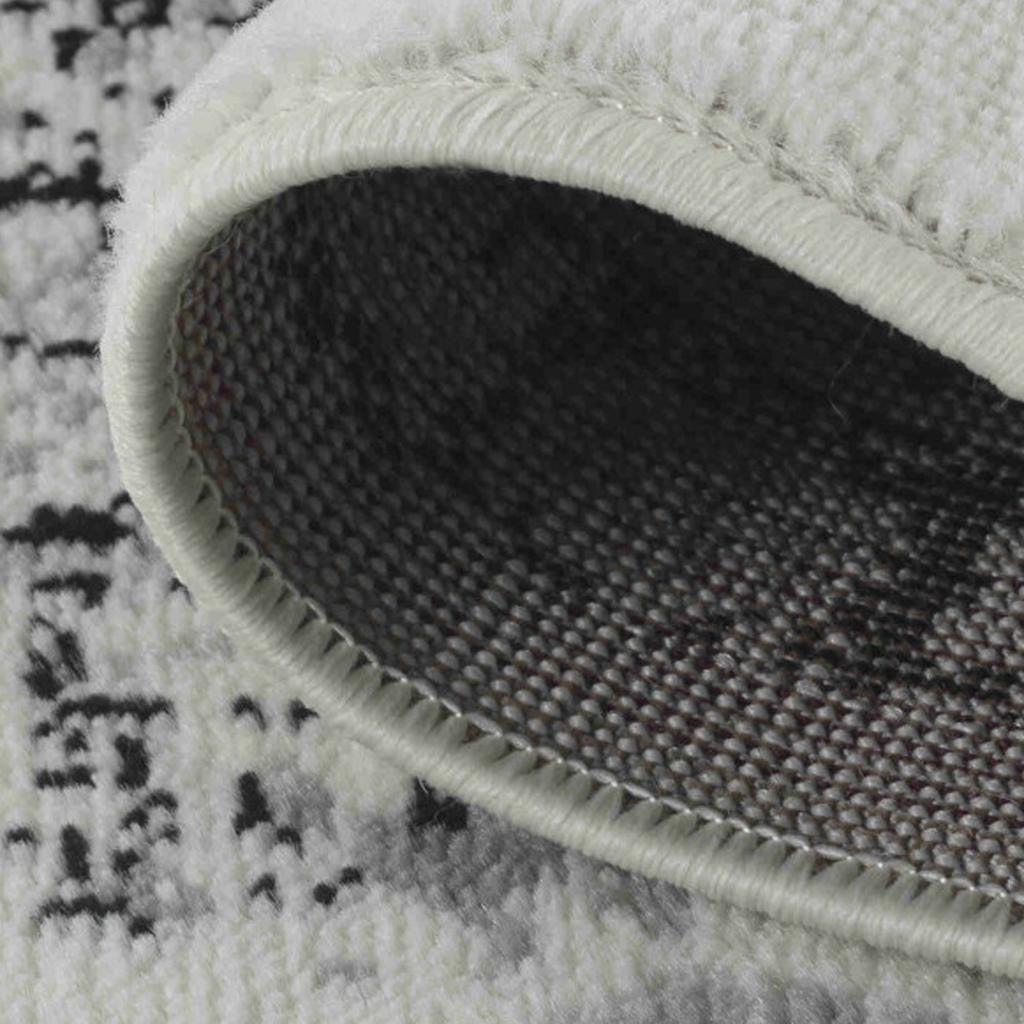 7' X 10' Black Oriental Area Rug