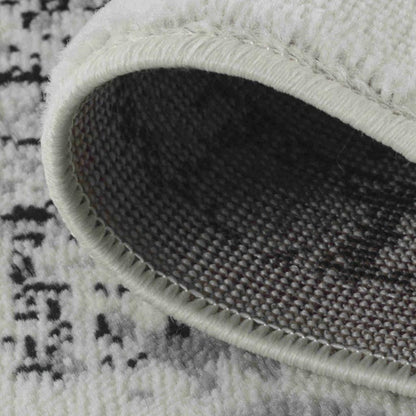 7' X 10' Black Oriental Area Rug