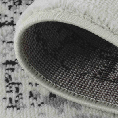 7' X 10' Black Oriental Area Rug