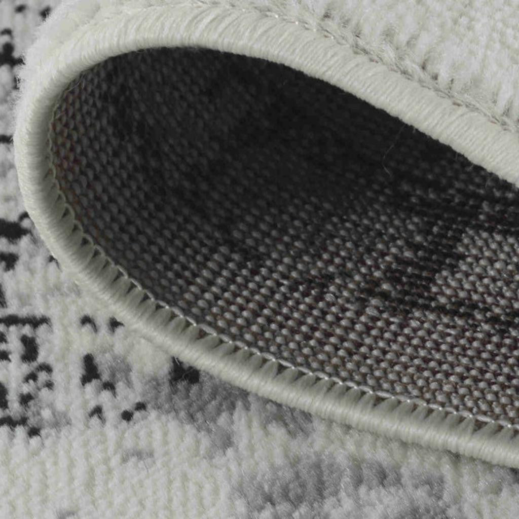 7' X 10' Black Oriental Area Rug