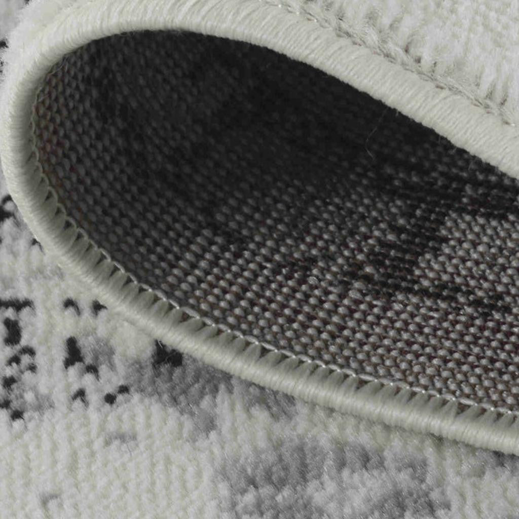 7' X 10' Black Oriental Area Rug