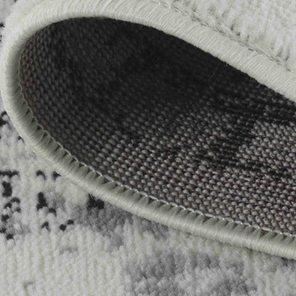 7' X 10' Black Oriental Area Rug