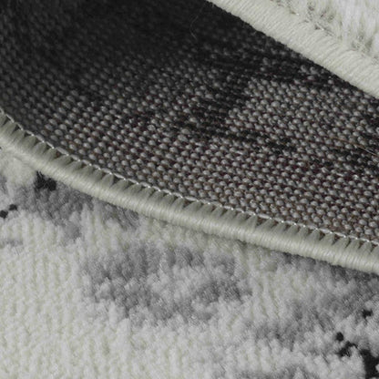 7' X 10' Black Oriental Area Rug