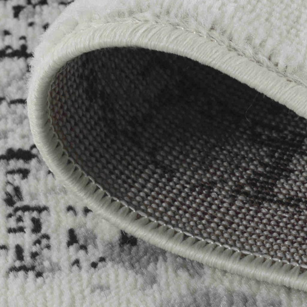 7' X 10' Black Oriental Area Rug