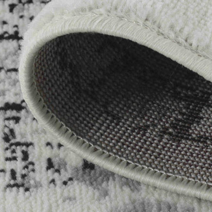 7' X 10' Black Oriental Area Rug