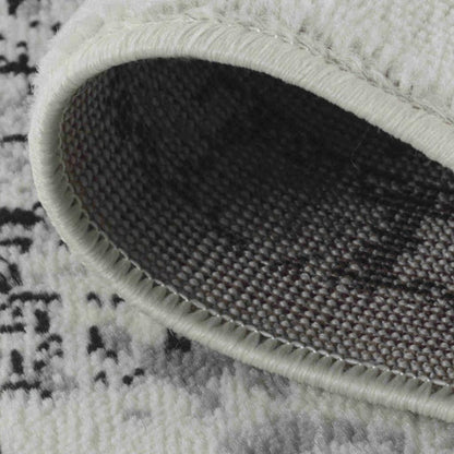 7' X 10' Black Oriental Area Rug