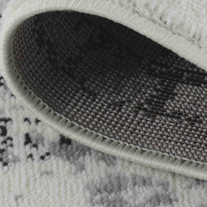 7' X 10' Black Oriental Area Rug