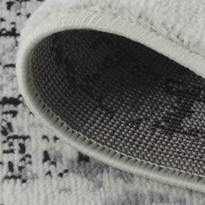 7' X 10' Black Oriental Area Rug