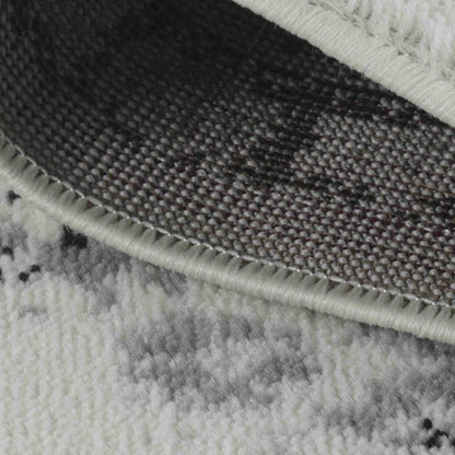 7' X 10' Black Oriental Area Rug