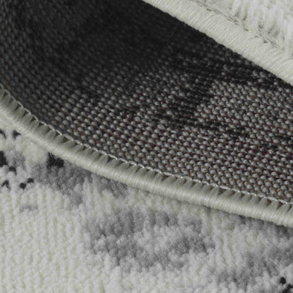 7' X 10' Black Oriental Area Rug