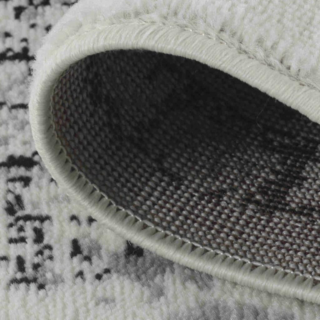 7' X 10' Black Oriental Area Rug