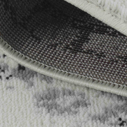 7' X 10' Black Oriental Area Rug