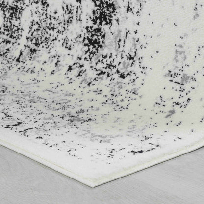 8' X 11' Black Oriental Area Rug