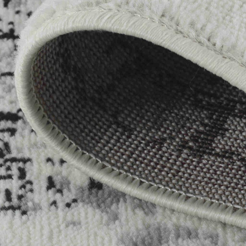 8' X 11' Black Oriental Area Rug