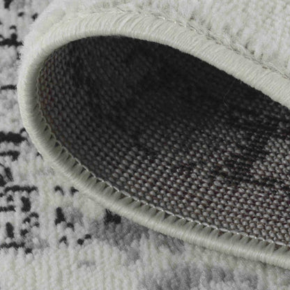 8' X 11' Black Oriental Area Rug