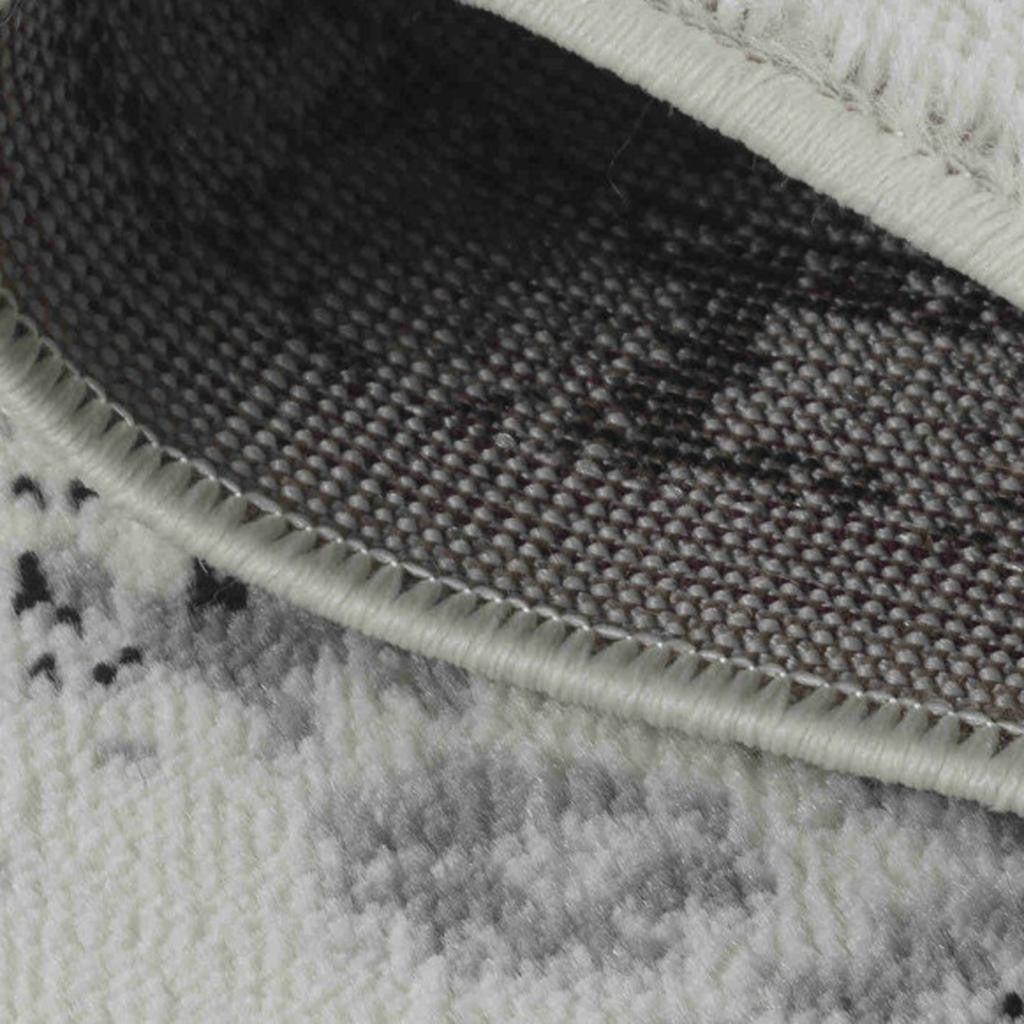 8' X 11' Black Oriental Area Rug