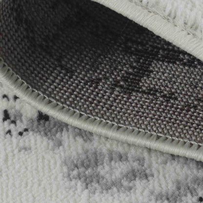 8' X 11' Black Oriental Area Rug