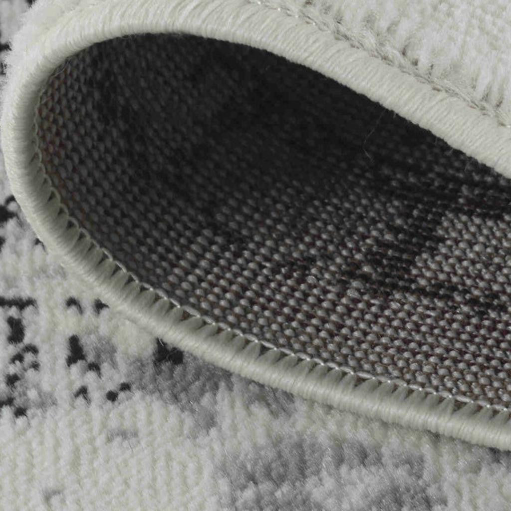 8' X 11' Black Oriental Area Rug