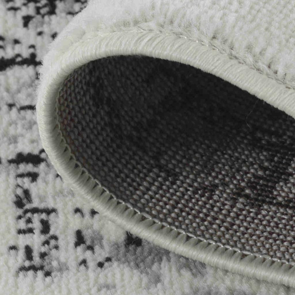 8' X 11' Black Oriental Area Rug