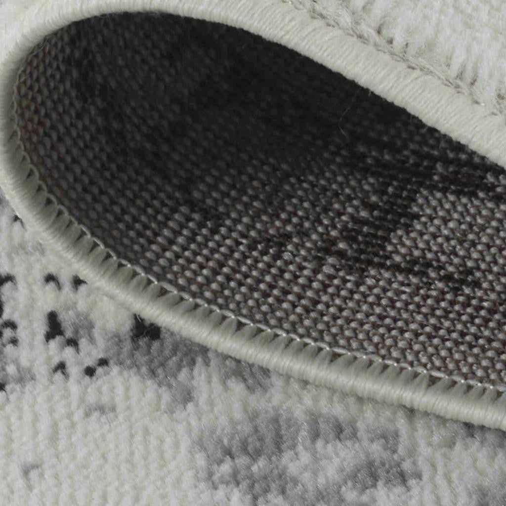 8' X 11' Black Oriental Area Rug