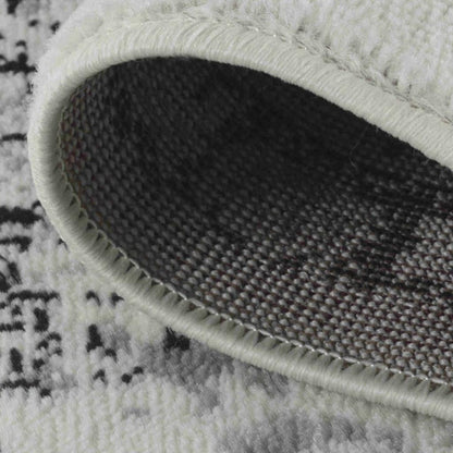 8' X 11' Black Oriental Area Rug