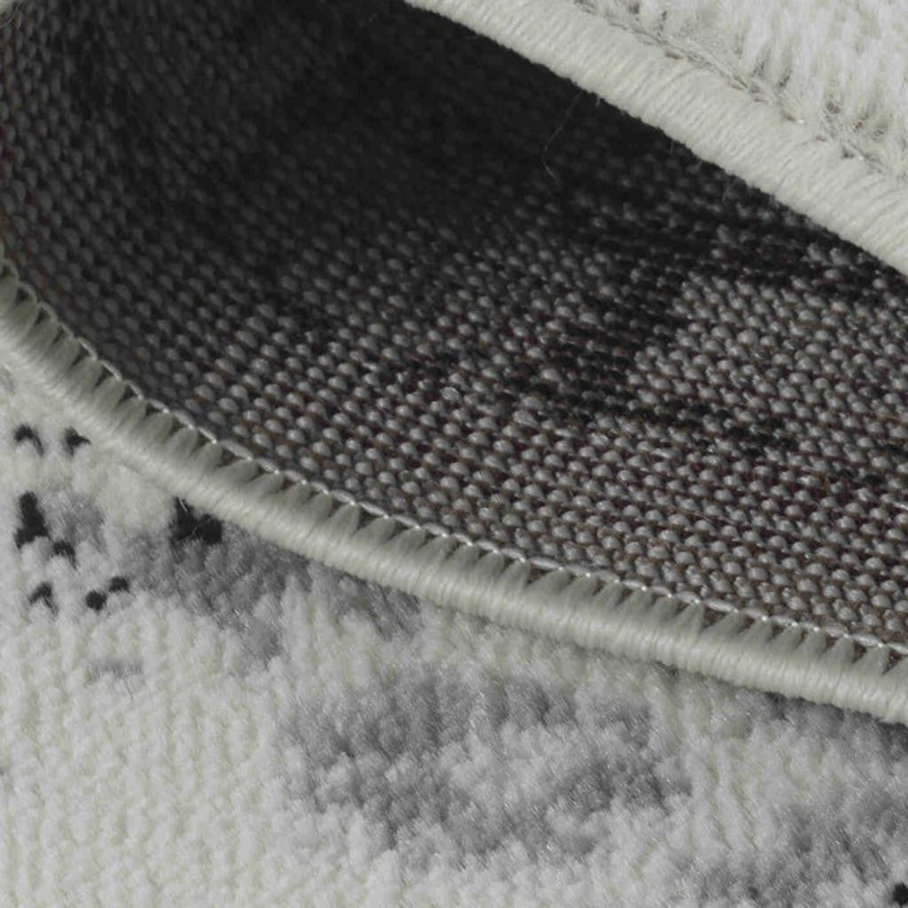 8' X 11' Black Oriental Area Rug