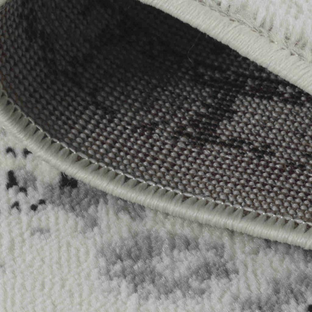 8' X 11' Black Oriental Area Rug