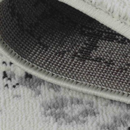 8' X 11' Black Oriental Area Rug