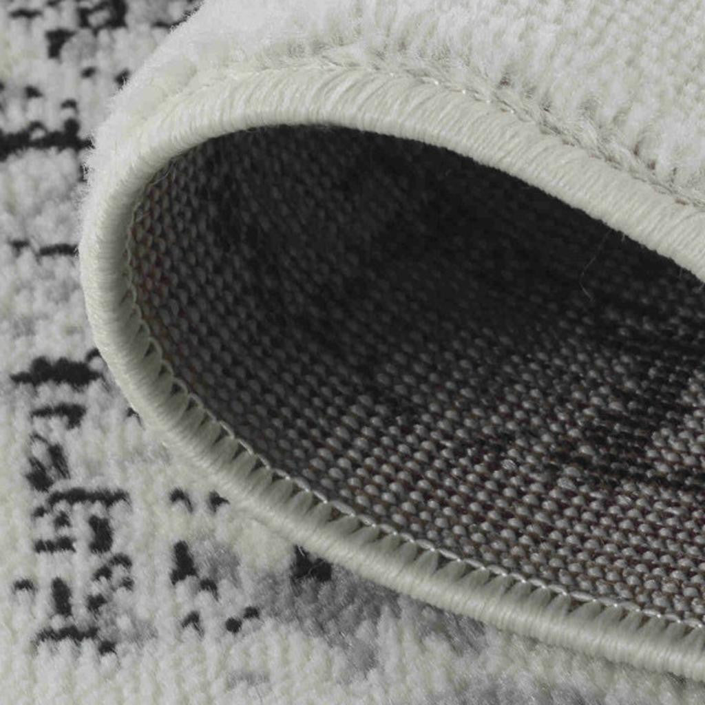 8' X 11' Black Oriental Area Rug