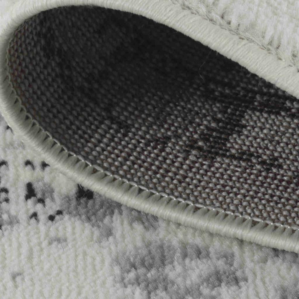 8' X 11' Black Oriental Area Rug