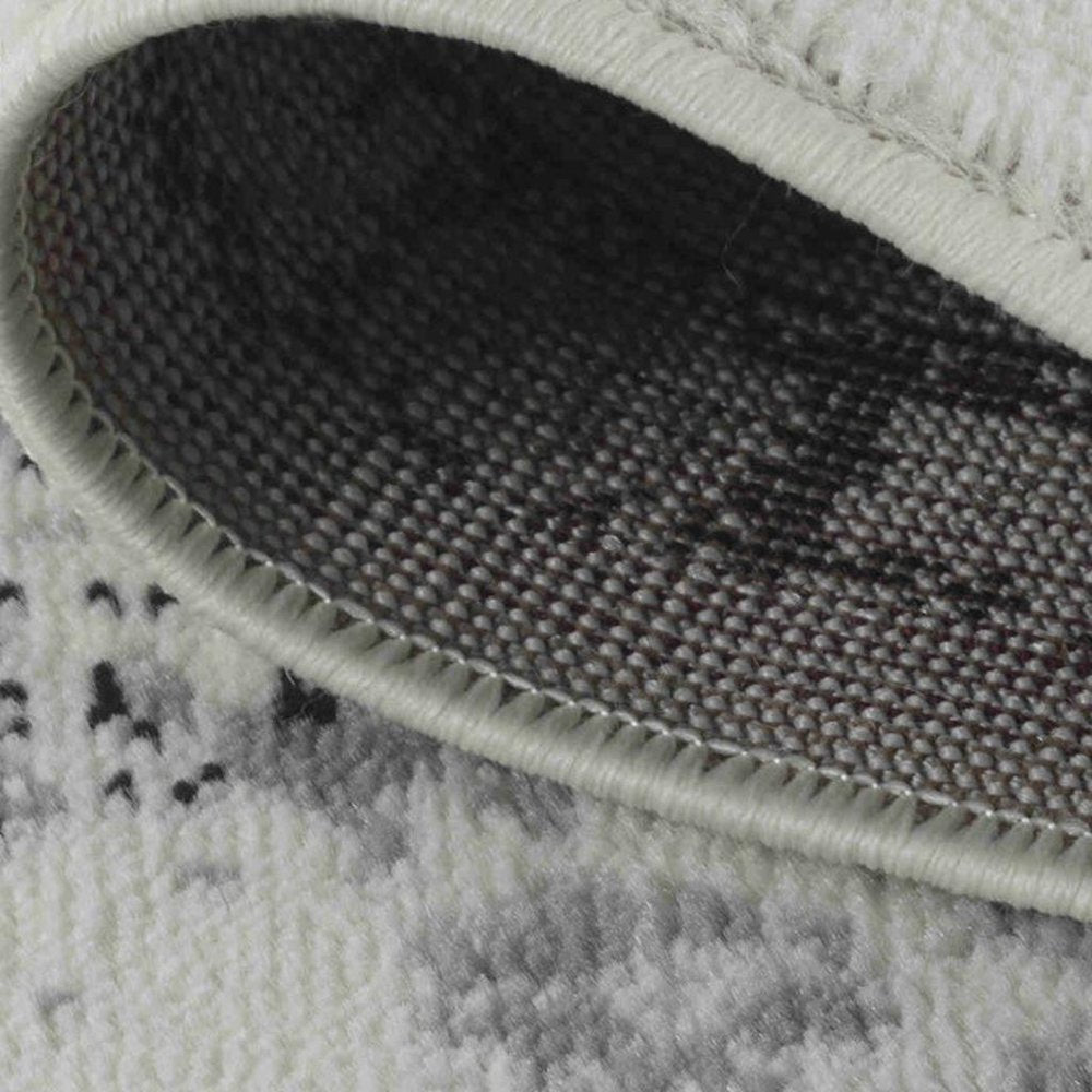 8' X 11' Black Oriental Area Rug