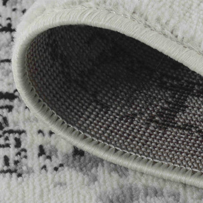 8' X 11' Black Oriental Area Rug