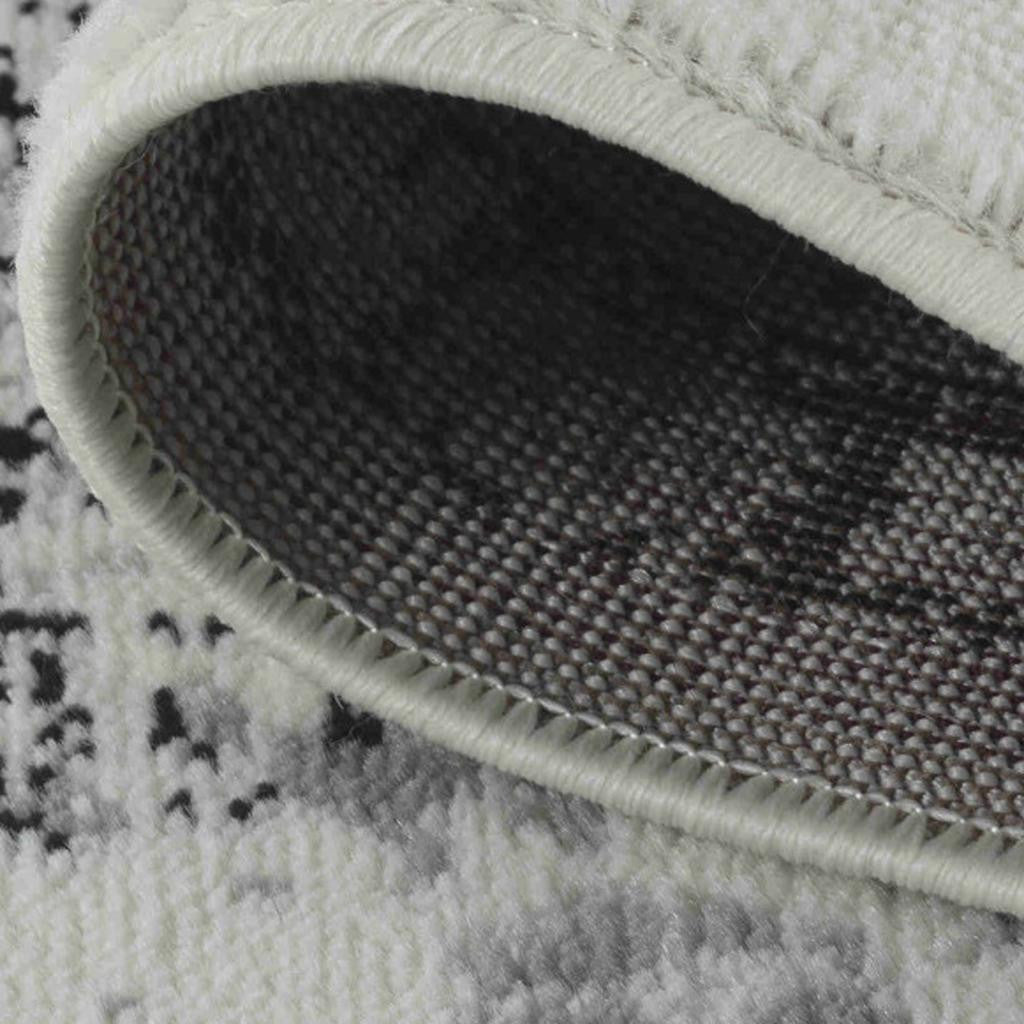 8' X 11' Black Oriental Area Rug