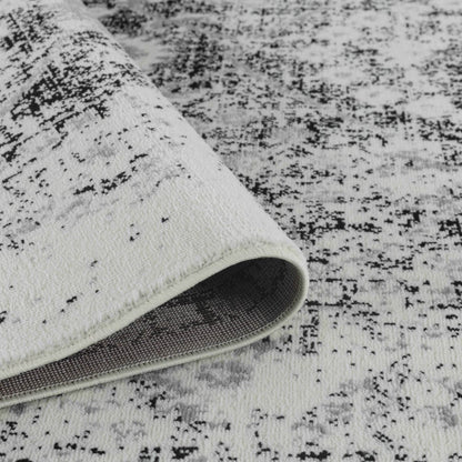 8' X 11' Black Oriental Area Rug