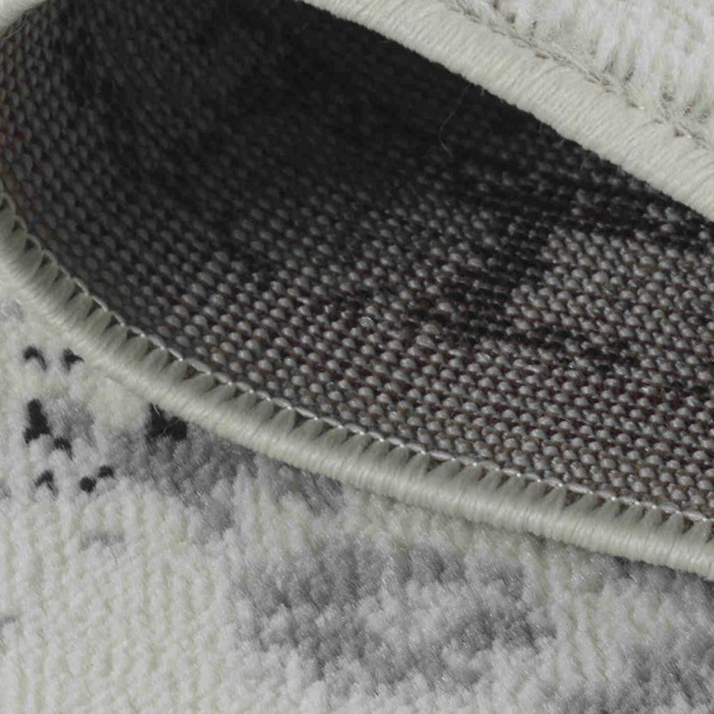 8' X 11' Black Oriental Area Rug