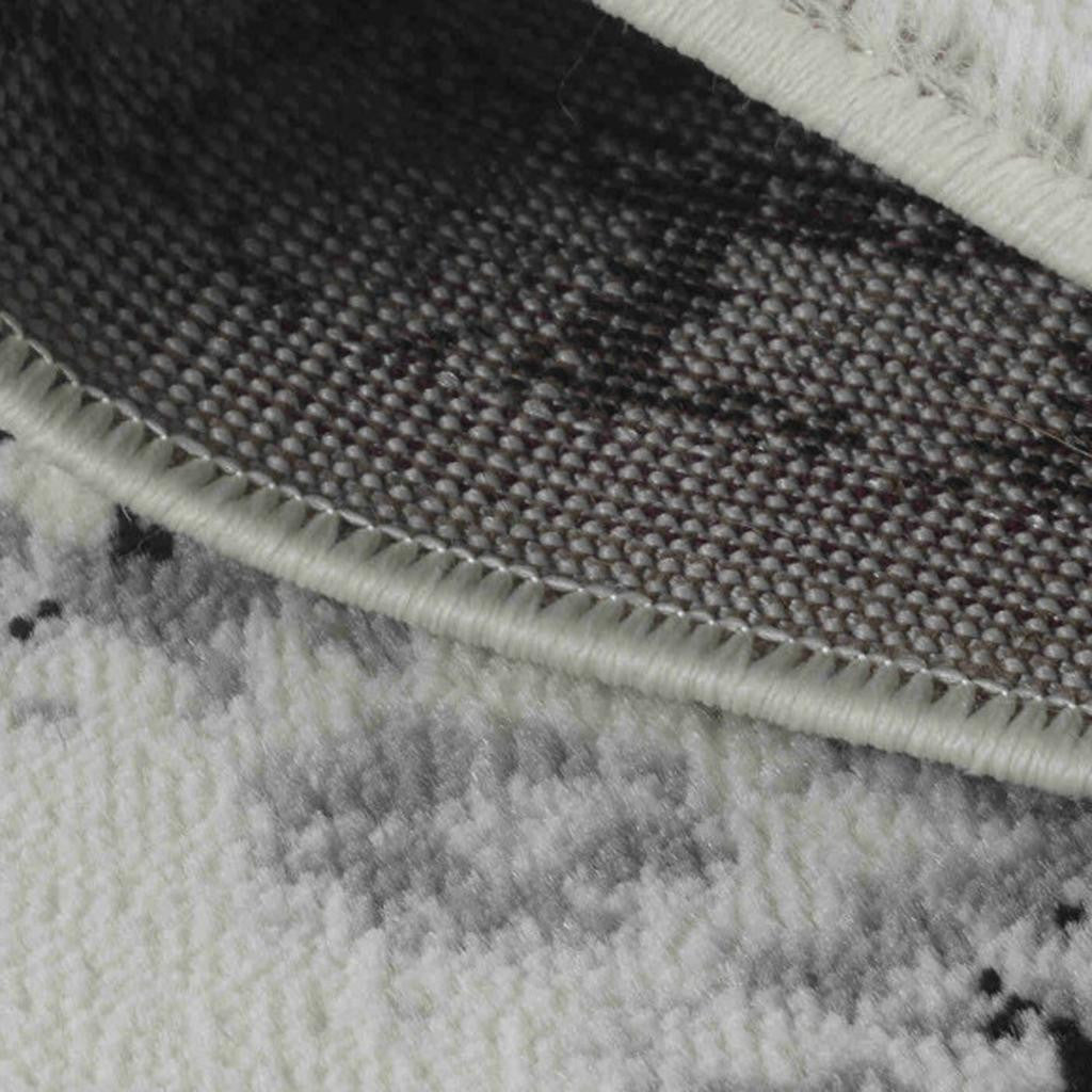 8' X 11' Black Oriental Area Rug