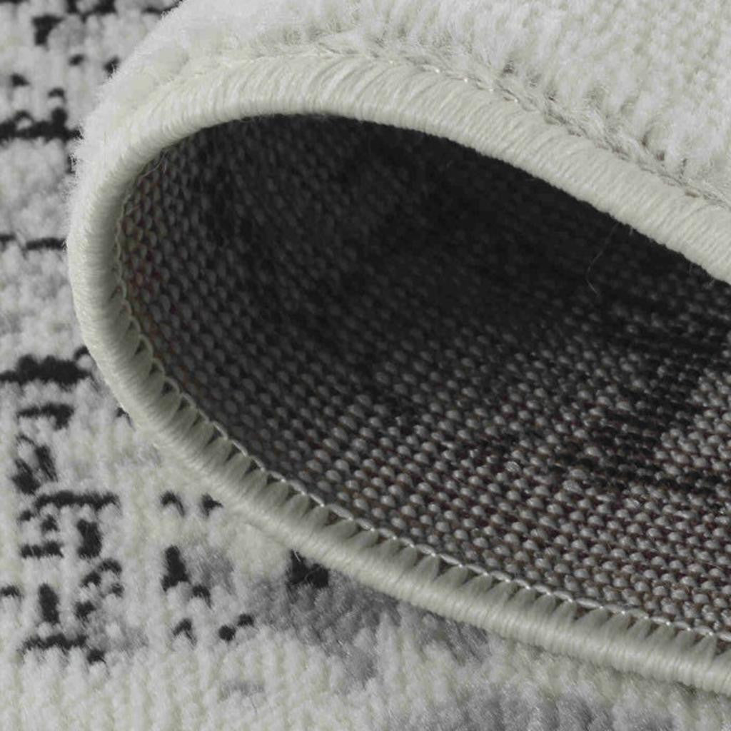 8' X 11' Black Oriental Area Rug