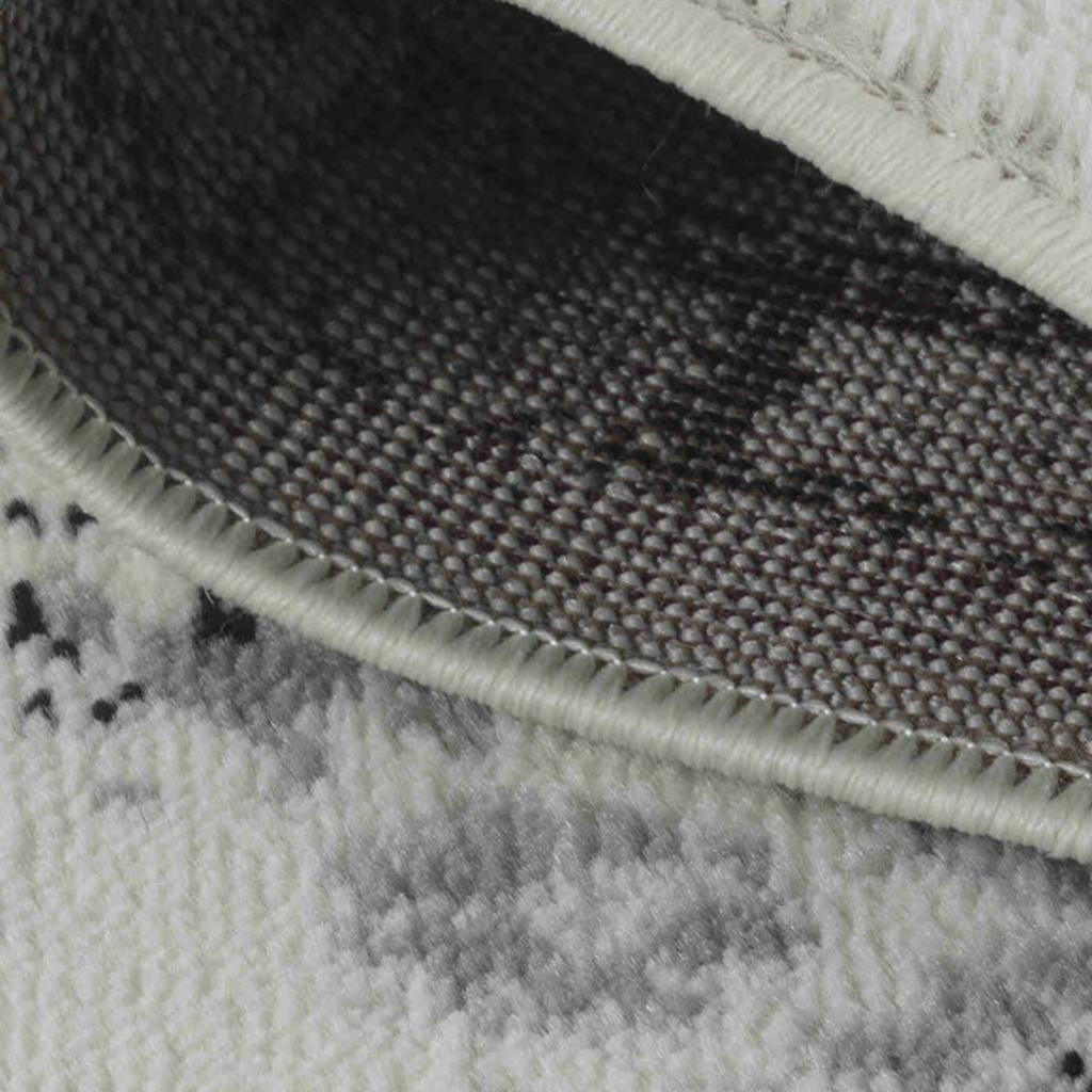 8' X 11' Black Oriental Area Rug