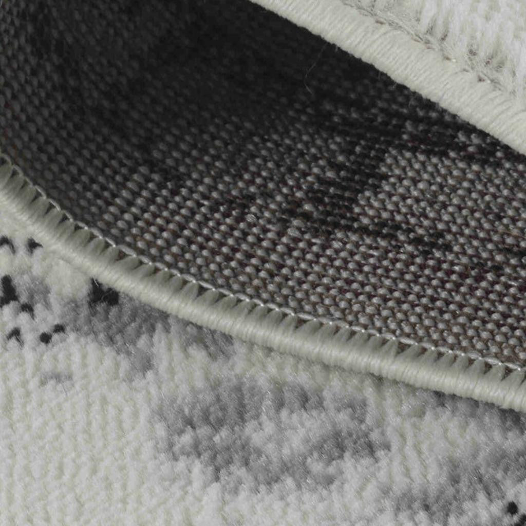 8' X 11' Black Oriental Area Rug