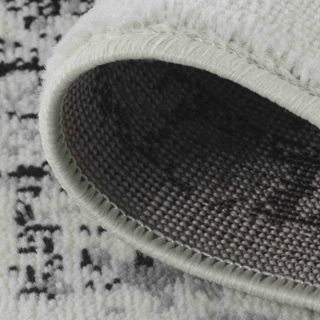 8' X 11' Black Oriental Area Rug